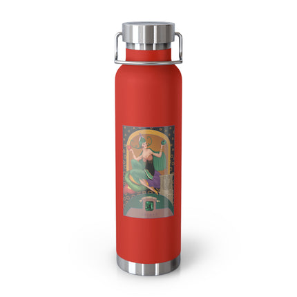 May & Emerald (from the Gem Series) by Sofia Chiostri Copper Vacuum Insulated Bottle, 22oz