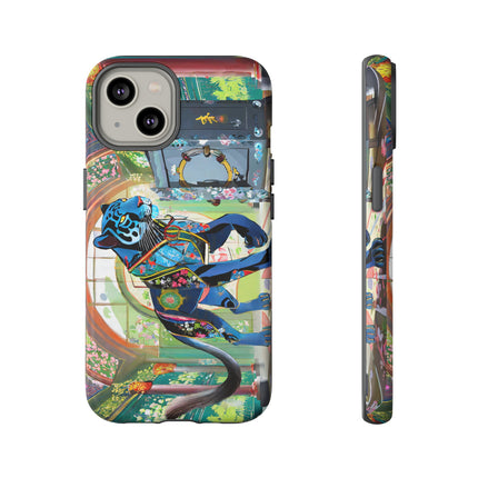 Cyber Panther's Hunt Phone Cases