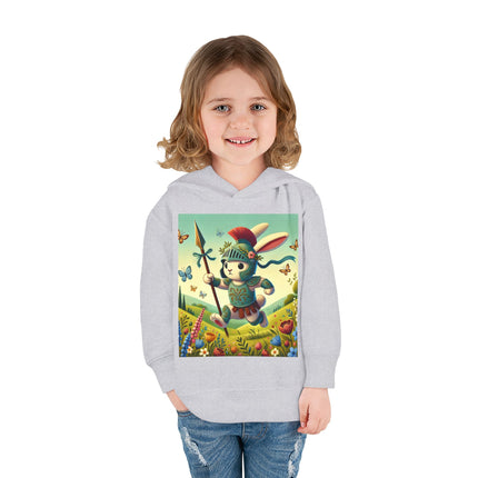 Rabbit Gladiator Toddler Pullover Fleece Hoodie