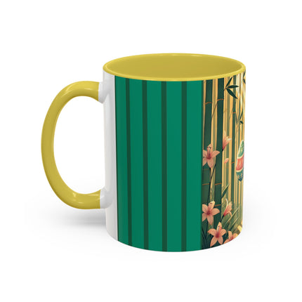 Geisha Kitten’s Easter Stroll Colorful Mugs (11oz, 15oz)