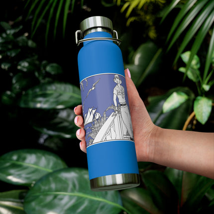 Coastal Elegance Copper Vacuum Insulated Bottle, 22oz