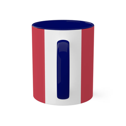 Wood for the Plum Tree by Tsukioka Yoshitoshi Colorful Mugs, 11oz