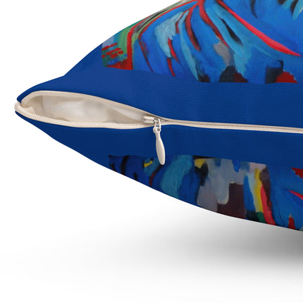 A Mulher by Amadeo de Souza-Carosa Spun Polyester Square Pillow