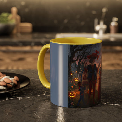 ♥️🎃 The Queen Of Hearts Halloween Masquerade Colorful Mug – Royal Halloween Fantasy