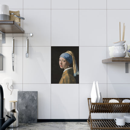 Girl with a Pearl Earring by Johannes Vermeer Ceramic Tile