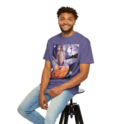 The Startled Pumpkin Unisex Garment-Dyed T-shirt