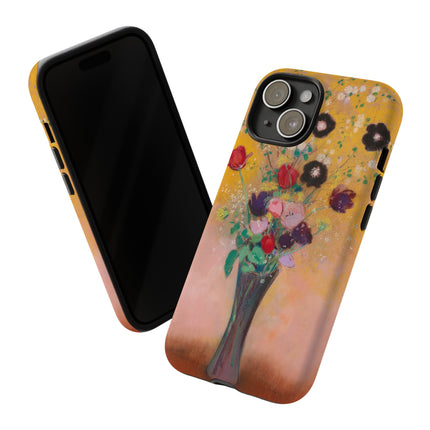 Vase of Flowers by Odilon Redon Phone Cases