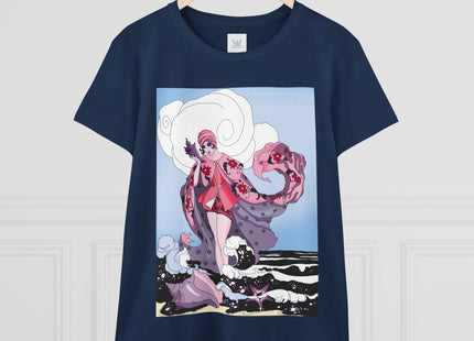 Goddess of the Swirling Sea Midweight Cotton Tee