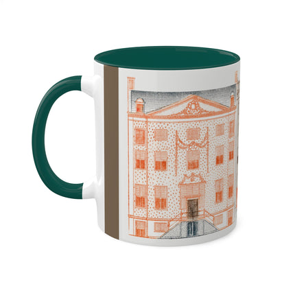 Amsterdam Canal Houses by Johan Teyler Colorful Mugs, 11oz