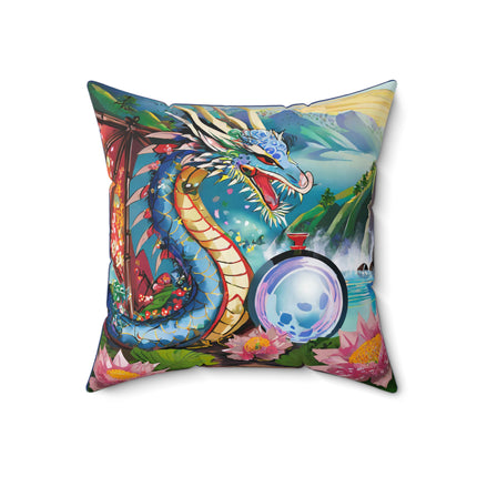 Wisdom's Guardian Spun Polyester Square Pillow