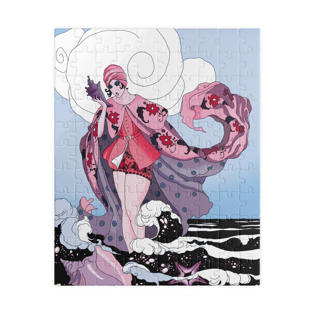Goddess of the Swirling Sea Puzzle (110, 252, 520-piece)