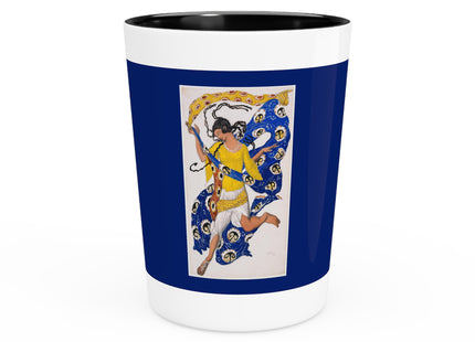 The Butterfly (Costume Design for Anna Pavlova) by Leon Bakst Ceramic Shot Glass