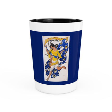 The Butterfly (Costume Design for Anna Pavlova) by Leon Bakst Ceramic Shot Glass