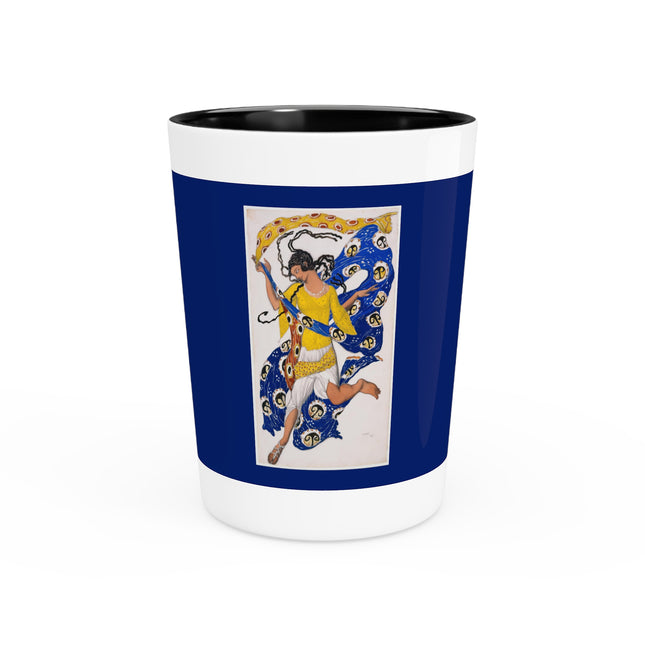 The Butterfly (Costume Design for Anna Pavlova) by Leon Bakst Ceramic Shot Glass