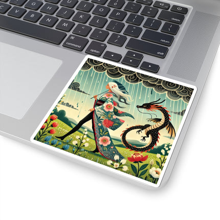 The Dragon Fairy’s Stride Kiss-Cut Stickers (4 Sizes)