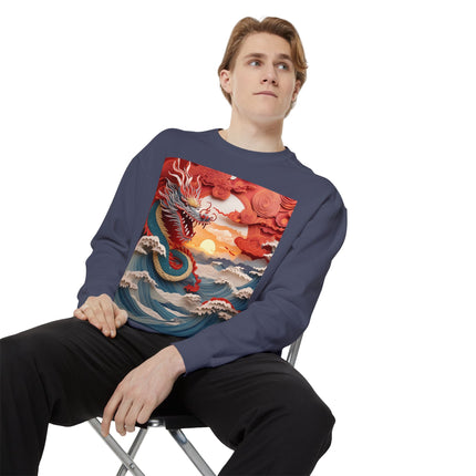 Stormbound Dragon Garment-Dyed Sweatshirt