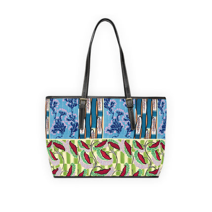 Floral Pattern by Emile-Alain Séguy PU Leather Shoulder Bag