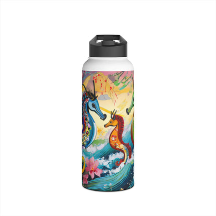 Seahorse Symphony Stainless Steel Water Bottle