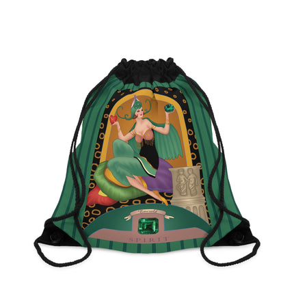 May & Emerald Zodiac Drawstring Bag