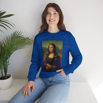 Mona Lisa by Leonardo da Vinci Unisex Heavy Blend™ Crewneck Sweatshirt