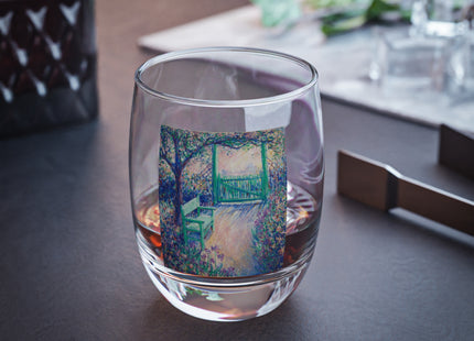The Artist’s Garden by Theodore Earl Butler Whiskey Glass