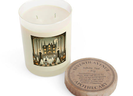 Ghostly Welcome – A Halloween Night Scented Candle - Full Glass, 11oz