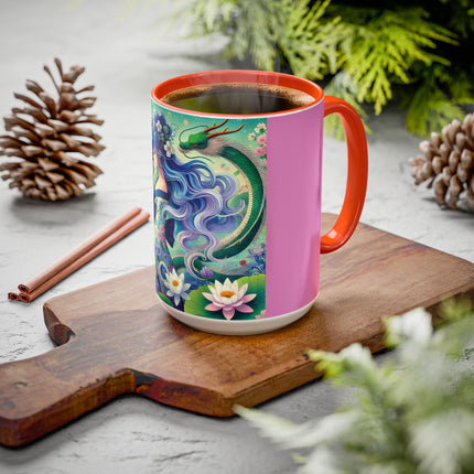 Fairy of the Koi Pond Colorful Mugs (11oz, 15oz)