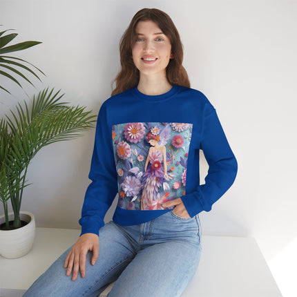 Aster Fairy Unisex Heavy Blend™ Crewneck Sweatshirt
