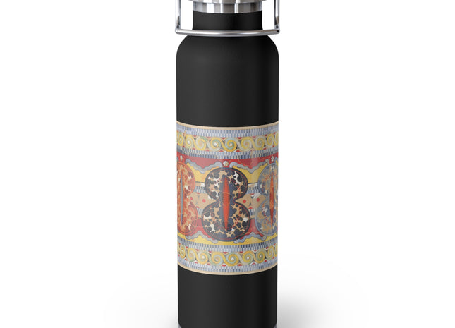 Reproduction of the Shield Frieze by Emile Gilliéron Copper Vacuum Insulated Bottle, 22oz
