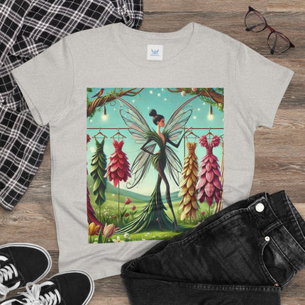 A Fairy Choosing Gowns Cotton Tee