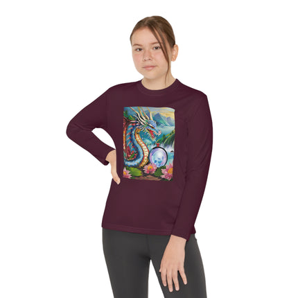 Wisdom's Guardian Youth Long Sleeve Competitor Tee – Dragon Magic & Ancient Wisdom