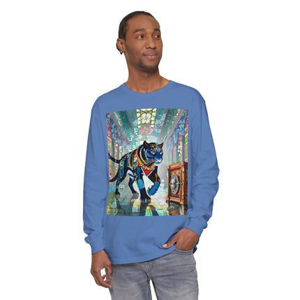 Cyber Panther's Hunt Long Sleeve T-Shirt