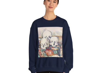 The Three Skulls by Paul Cézanne Unisex Heavy Blend™ Crewneck Sweatshirt
