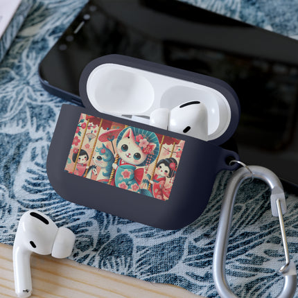 Geisha Kitten's Enchanted Carousel Ride AirPods and AirPods Pro Case