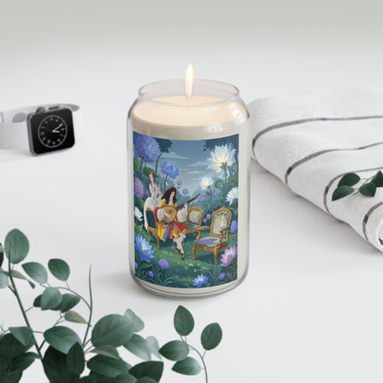 🎶🌸 The Garden Serenade Scented Soy Candle – Art Deco Floral Romance