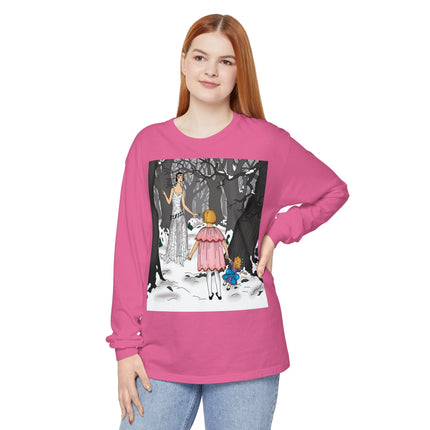 Fairy Tale Elegance Unisex Garment-dyed Long Sleeve T-Shirt