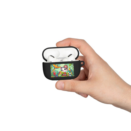 Parrot Dance of the Geisha Kitten AirPods and AirPods Pro Case