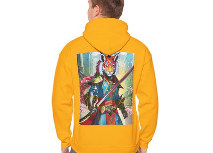 Cyberpunk Samurai Tiger – Heavy Blend™ Hooded Sweatshirt