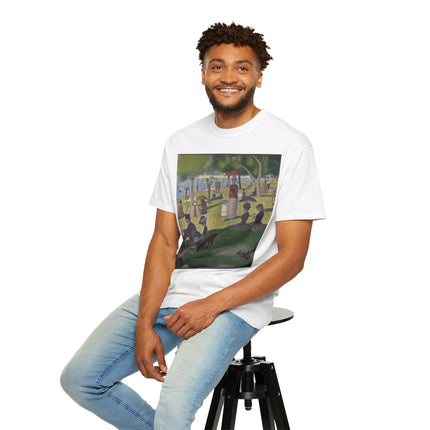 A Sunday on La Grande Jatte by Georges Seurat Unisex Garment-Dyed T-shirt