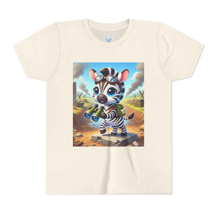 Zebra Lookout Youth Short Sleeve Tee