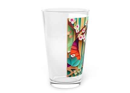 A Playful Red Panda Glass, 16oz