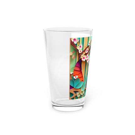 A Playful Red Panda Glass, 16oz