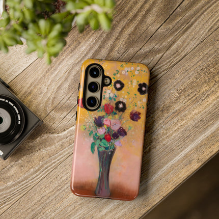 Vase of Flowers by Odilon Redon Phone Cases