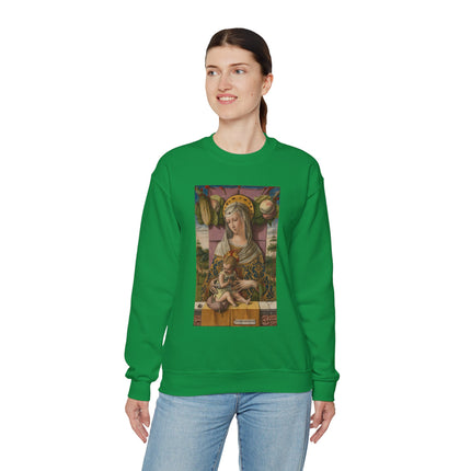 Madonna and Child by Carlo Crivelli Heavy Blend™ Crewneck Sweatshirt
