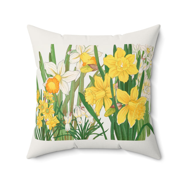 Daffodil by Tanigami Kônan Spun Polyester Square Pillow
