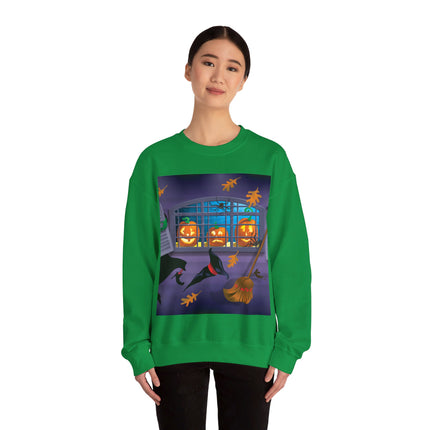 Whimsical Halloween Mischief Unisex Heavy Blend™ Crewneck Sweatshirt