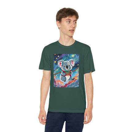 Cute Koala Youth Competitor Tee – Dreamy Skies & Whimsical Wonder