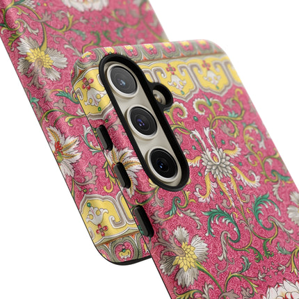 Pink Floral Pattern by Owen Jones Phone Cases