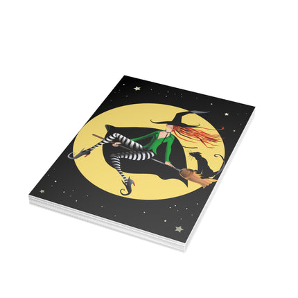 A Witch’s Moonlit Flight Postcards (envelopes included) - Bundles of 10, 30, 50 Pieces