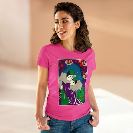 Two Pierrots Women's Midweight Cotton Tee